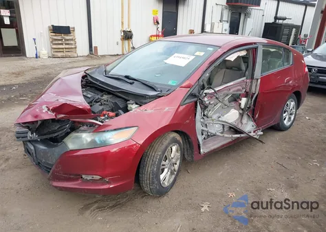 2010 Honda Insight Ex из США, поврежденный, VIN JHMZE2H73AS017661